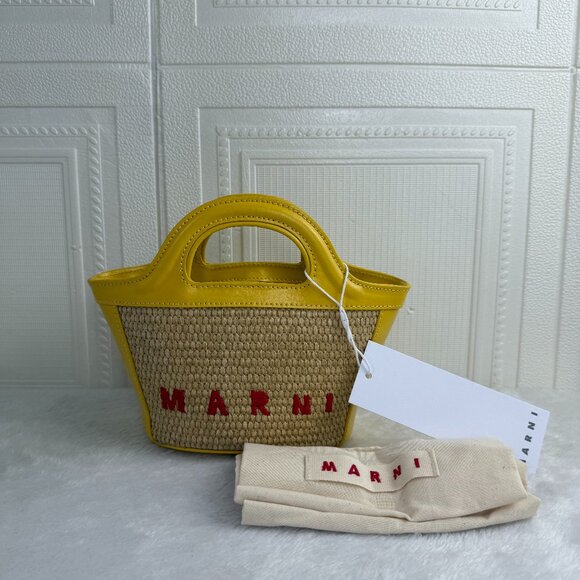NWT MARNI Tropicalia small Tote bag - Picture 1 of 8